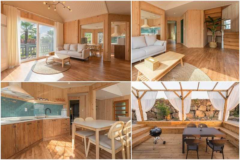 Busan/Jeju-Three super Jeju AirBnb, wooden villa by the Hallim Sea and villa by the Wolryeongri Sea