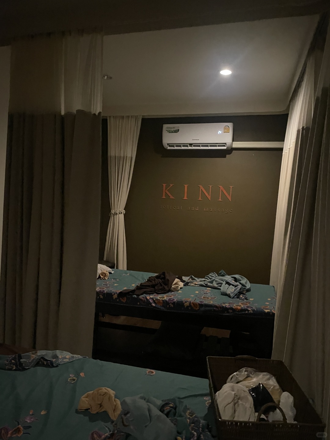 Hua Hin-Kinn Spa Hua Hin massage center, the room has a soothing lemongrass scent