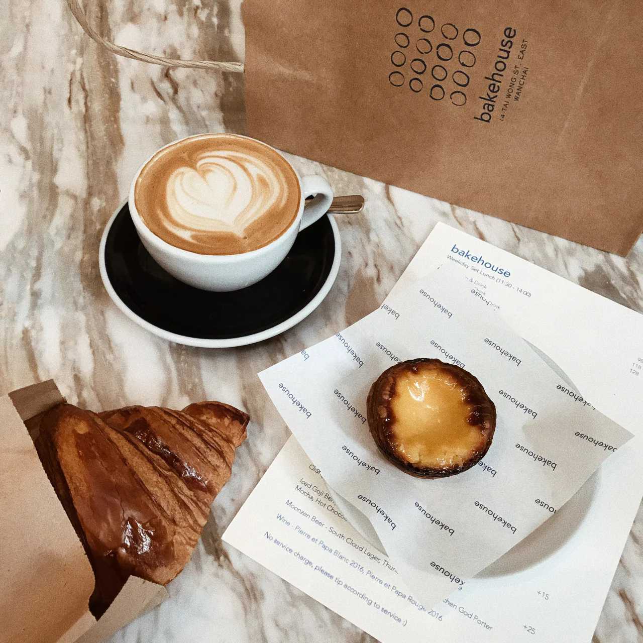Hong kong-Hong Kong Bakehouse,?the best egg tarts and croissants, produced by the chef of Four Seasons Hotel