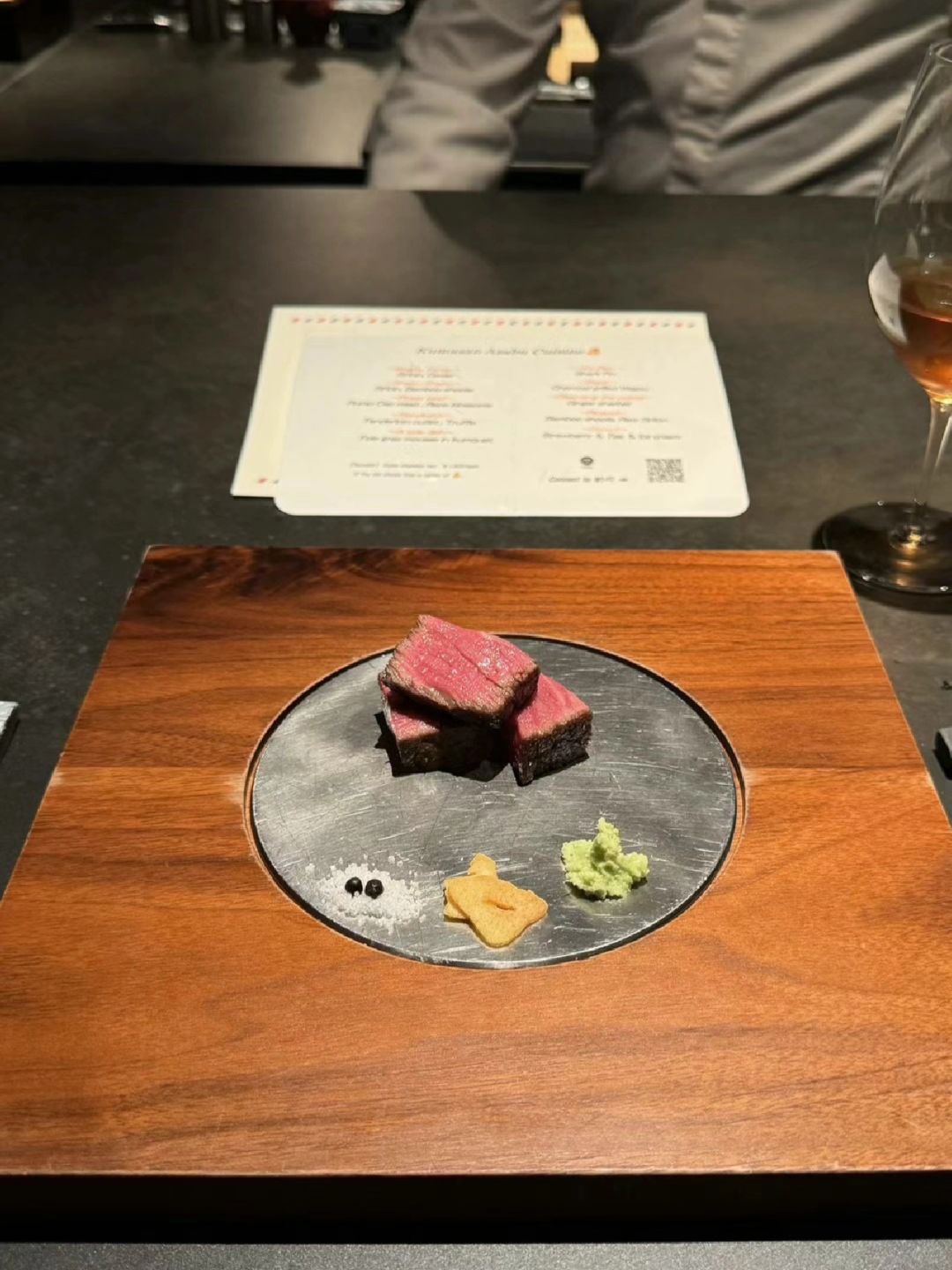 Tokyo-Tokyo, Japan, Azabu Juban Wagyu omakase cuisine, very ceremonial, every dish is delicious