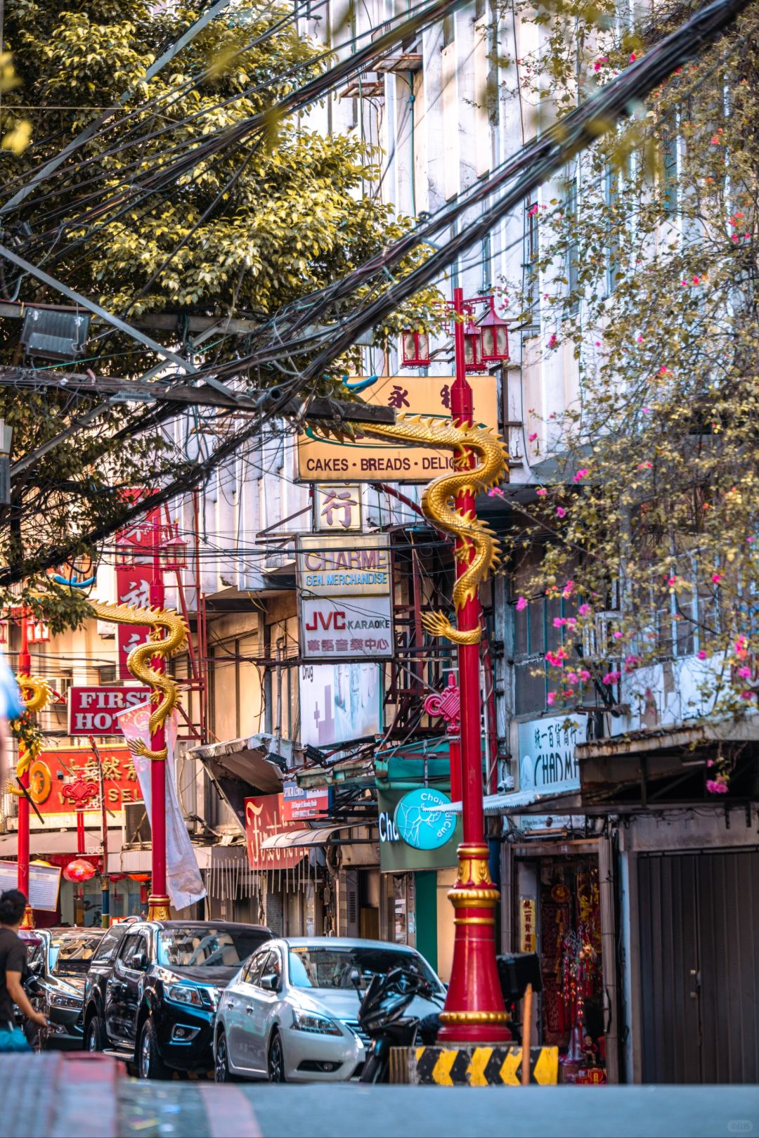 Manila/Luzon-Visiting Chinatown in Manila, Philippines. Noisy, messy, lively, crowded. Very lively