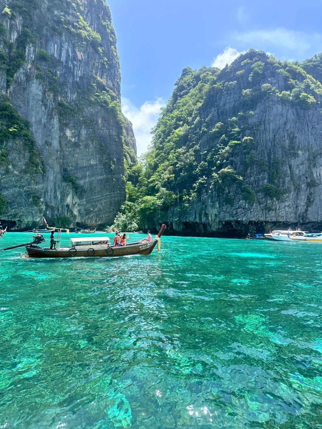 Phuket-Phuket PP Island, experience chasing dolphins and diving under the transparent sea