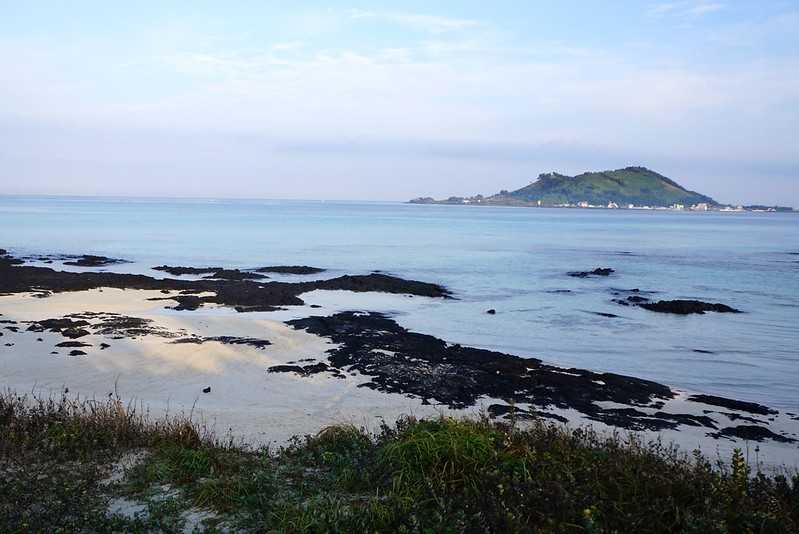 Busan/Jeju-Jeju Island, early morning walk along the Jejae Beach and the Wolryeong-ri Cactus Trail