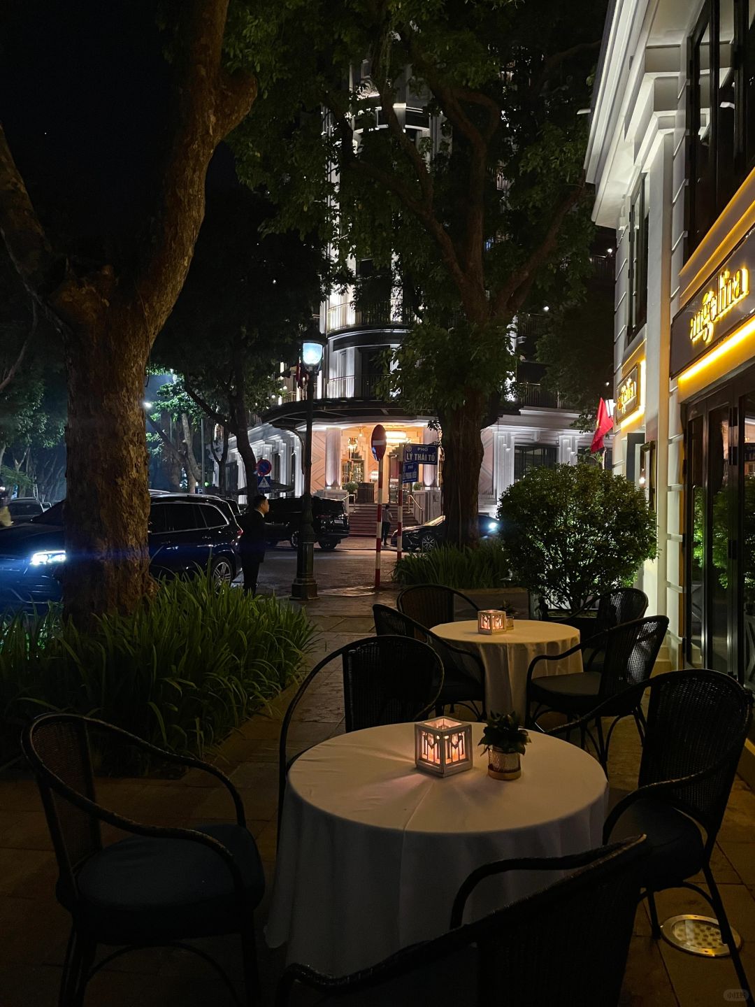 Hanoi-Capella Hotel and Restaurant in Hanoi, Vietnam, decorated in the style of a European opera house