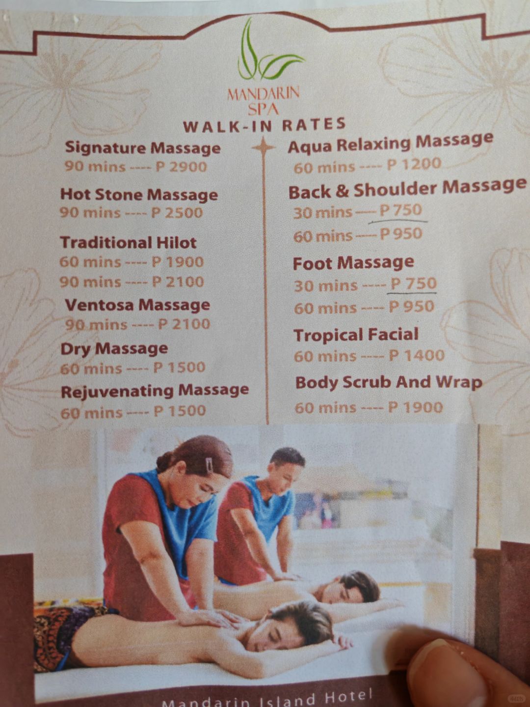 Boracay-Boracay Mandarin Resort Spa, Danaru Spa Boracay and Cha Spa Massage Experience