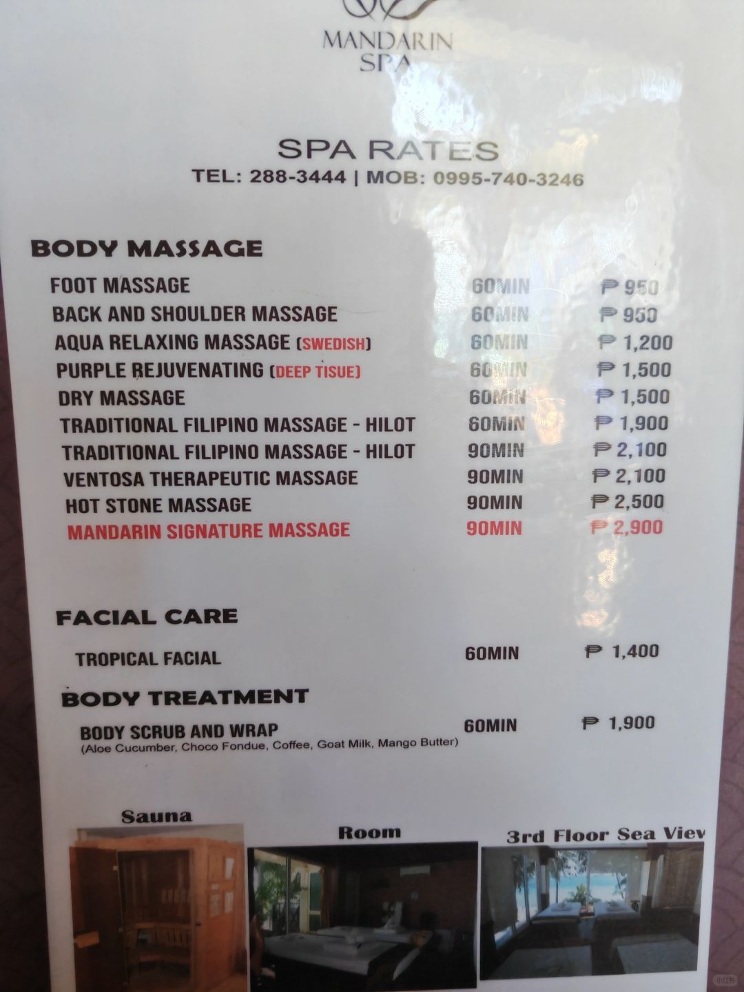 Boracay-Boracay Mandarin Resort Spa, Danaru Spa Boracay and Cha Spa Massage Experience
