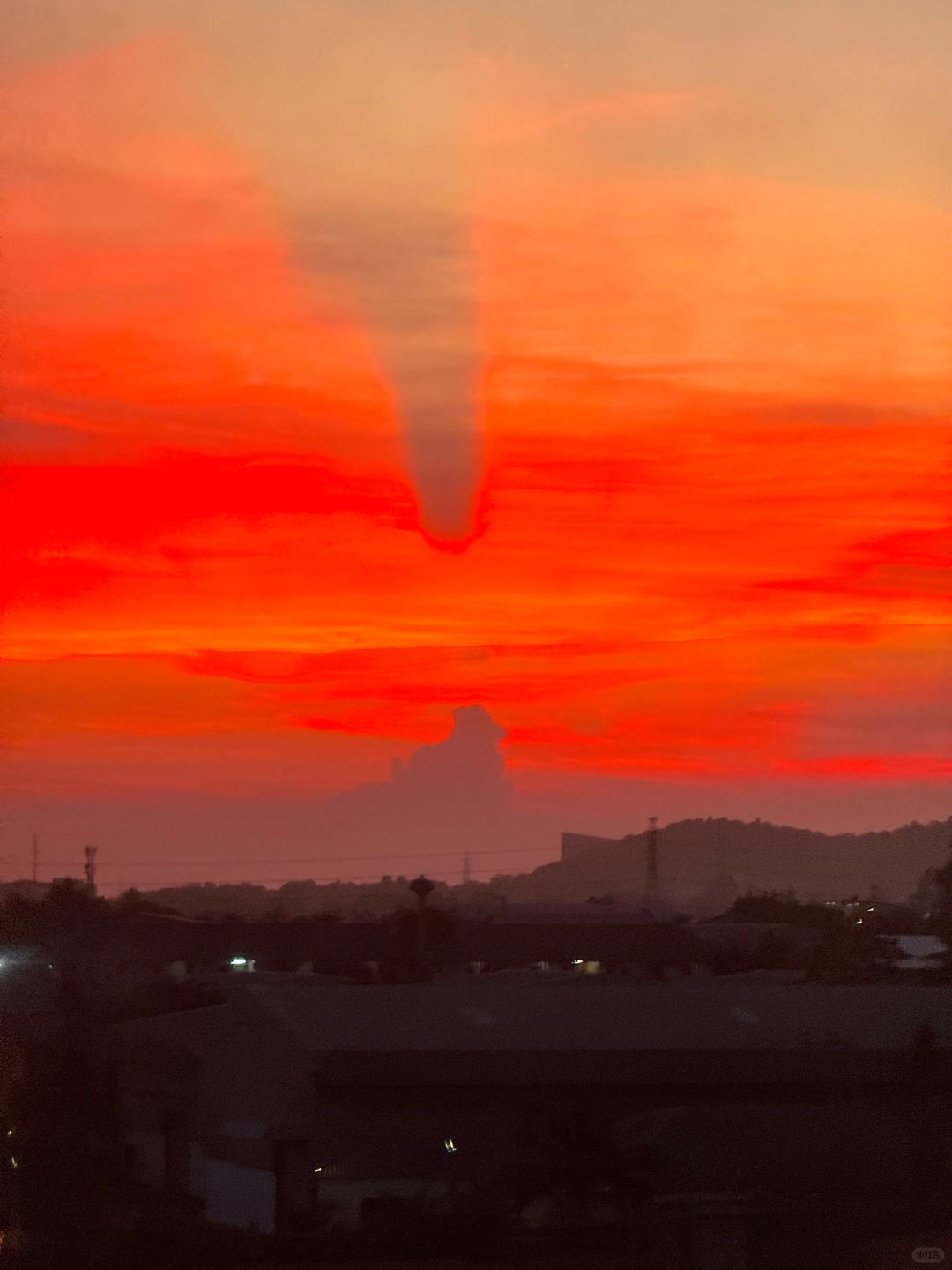 Pattaya-A person watching the beautiful sea sunset in Pattaya, impressionistic romance