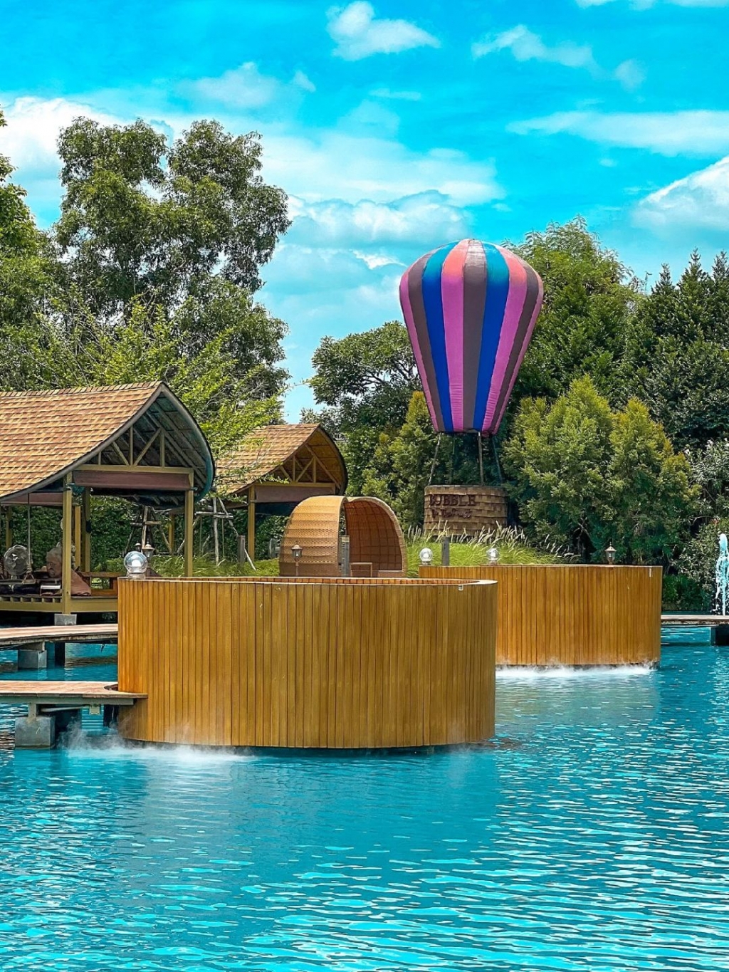 Bangkok-Bubble in the Forest Cafe, Natura Cafe, Baan Suan Sathon, Forest River Cafe in Bangkok