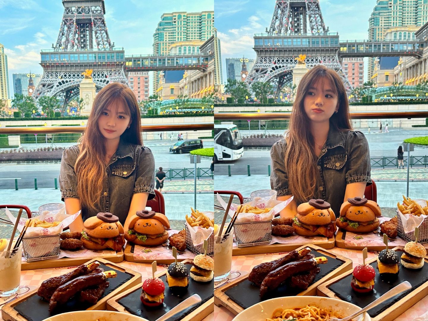 Macao-Joyride, a Hello Kitty-style restaurant in Macau, opposite the Parisian Tower in Studio City