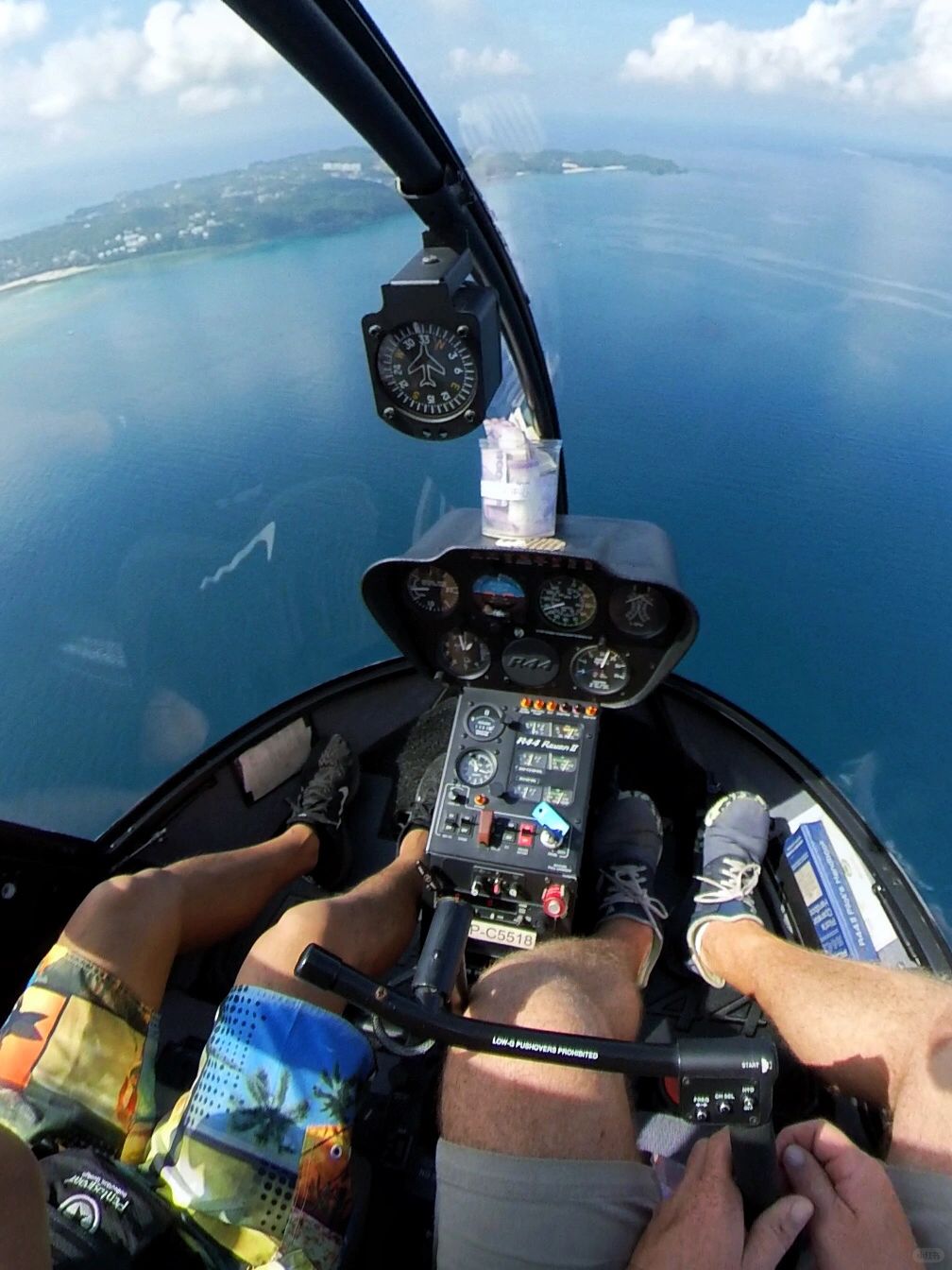 Boracay-Boracay helicopter tour around the island, ?review the white sand beach and blue water