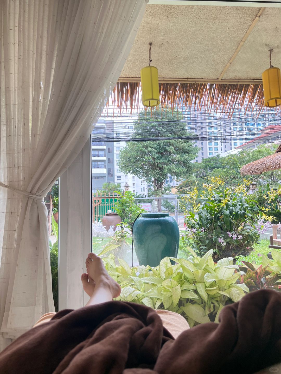Pattaya-Thip buri massage shop in Pattaya, ?‍♀️with lots of greenery and close to the beach