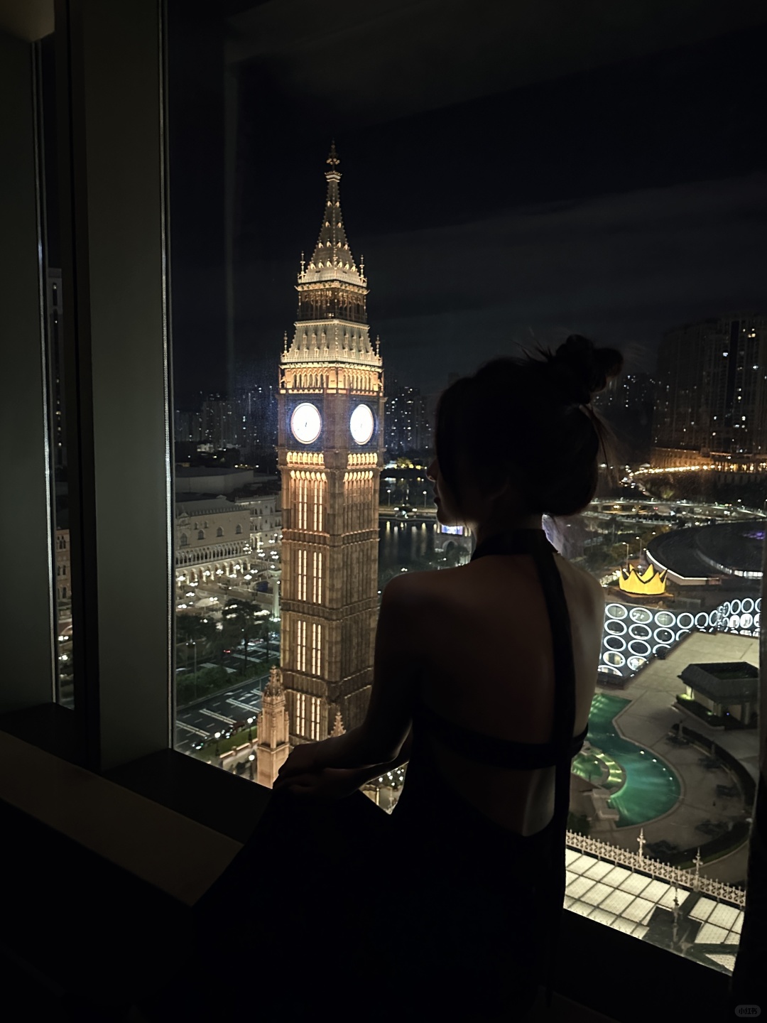 Macao-Stayed in a room with a view of the tower at Conrad Macau.? Free birthday cake