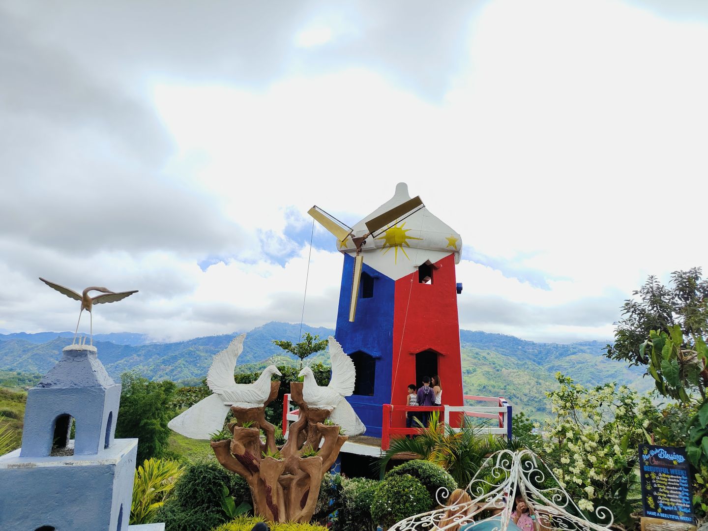 Cebu-Visit Sirao Garden in Cebu Mountain on weekends. ?The ticket is a small red flower stamp