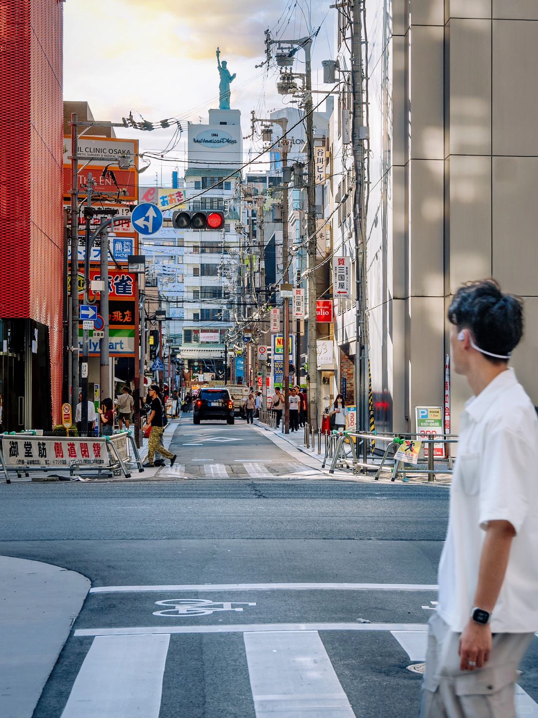 Osaka-Osaka One-Day Photo Tour and Marriott Hotel Stay Guide:Aamba Yasaka Shrine、Osaka Statue of Liberty
