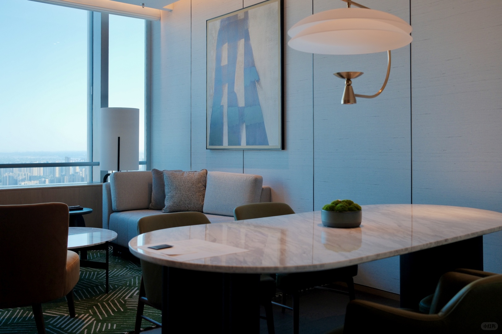 Changsha-Changsha Park Hyatt Hotel, a stylish and luxurious mansion, also has a taste in the selection of artworks