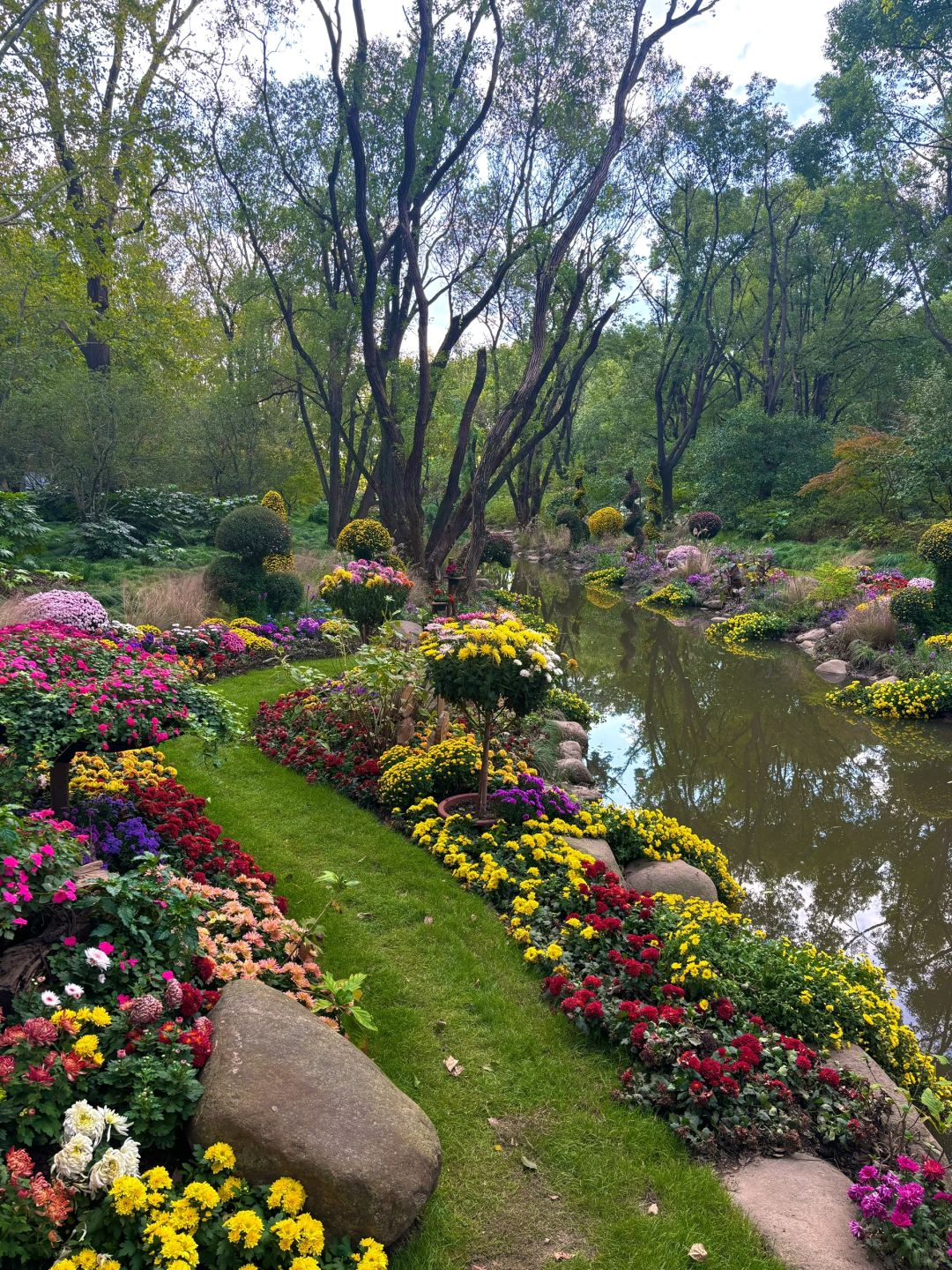 Shanghai/Hangzhou-Gongqing Forest Park is as beautiful as Monet's garden in his paintings