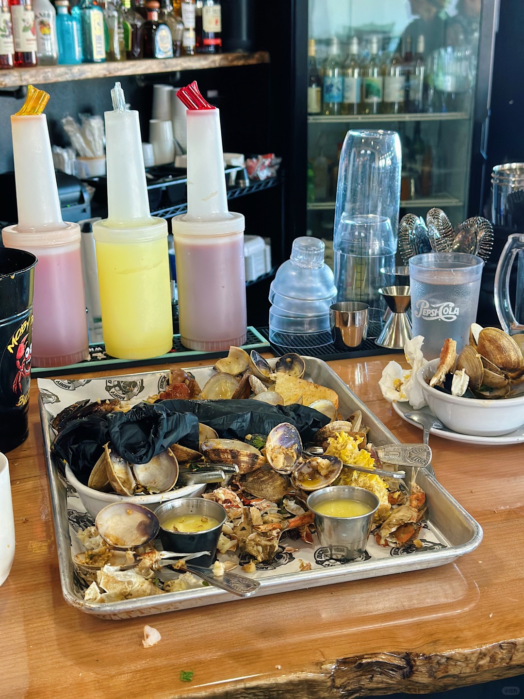 Clark/Angel City-Moby Duck Chowder & Seafood in Karak Angel City, ?taste Crab Boil and PNW Chowder