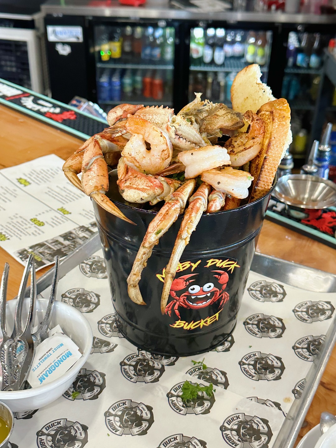 Clark/Angel City-Moby Duck Chowder & Seafood in Karak Angel City, ?taste Crab Boil and PNW Chowder