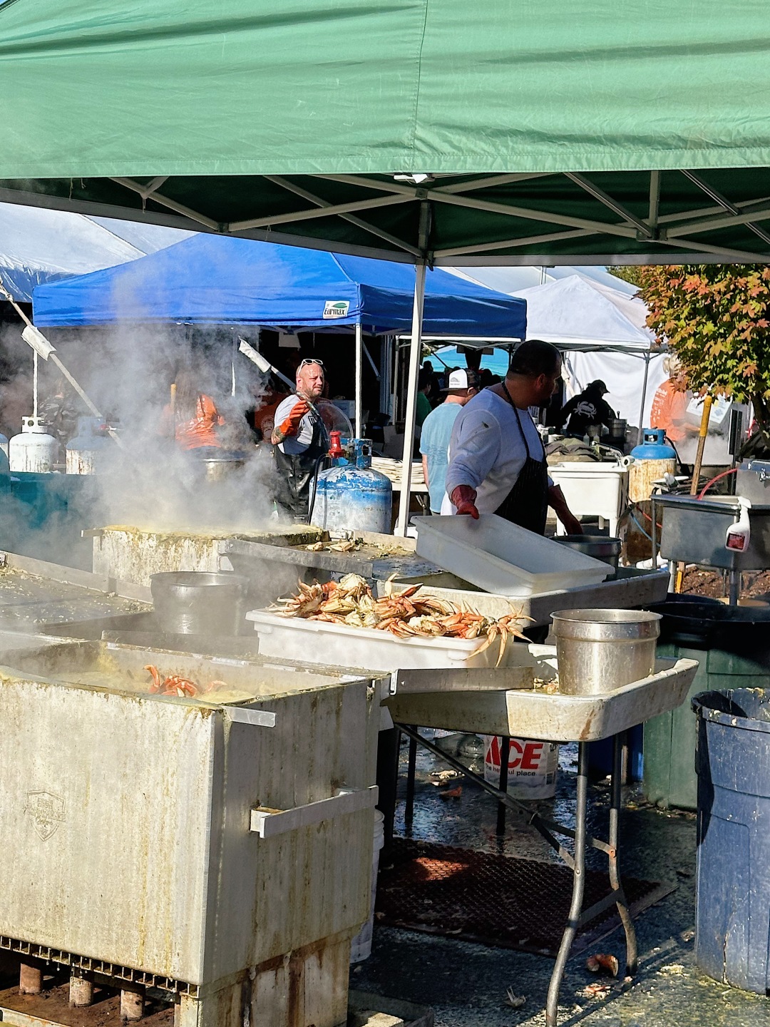 Clark/Angel City-Moby Duck Chowder & Seafood in Karak Angel City, ?taste Crab Boil and PNW Chowder