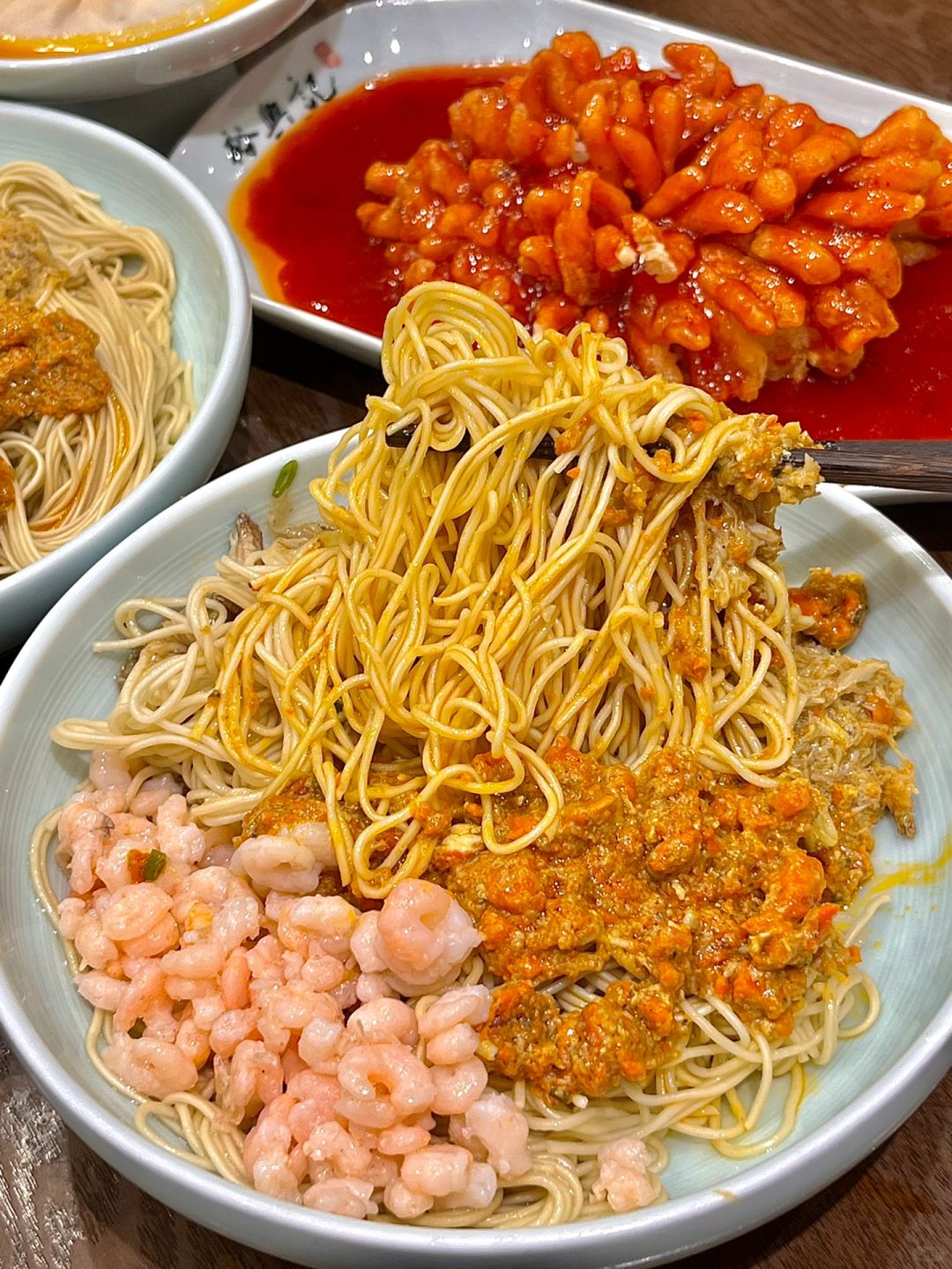 Shanghai/Hangzhou-Shanghai Yuxingji Bund Branch restaurant! Don’t miss its crab roe noodles and crab noodle soup！