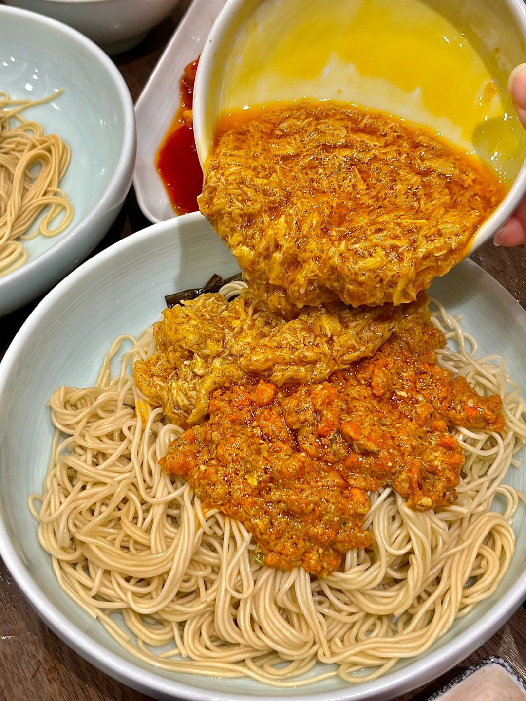 Shanghai/Hangzhou-Shanghai Yuxingji Bund Branch restaurant! Don’t miss its crab roe noodles and crab noodle soup！