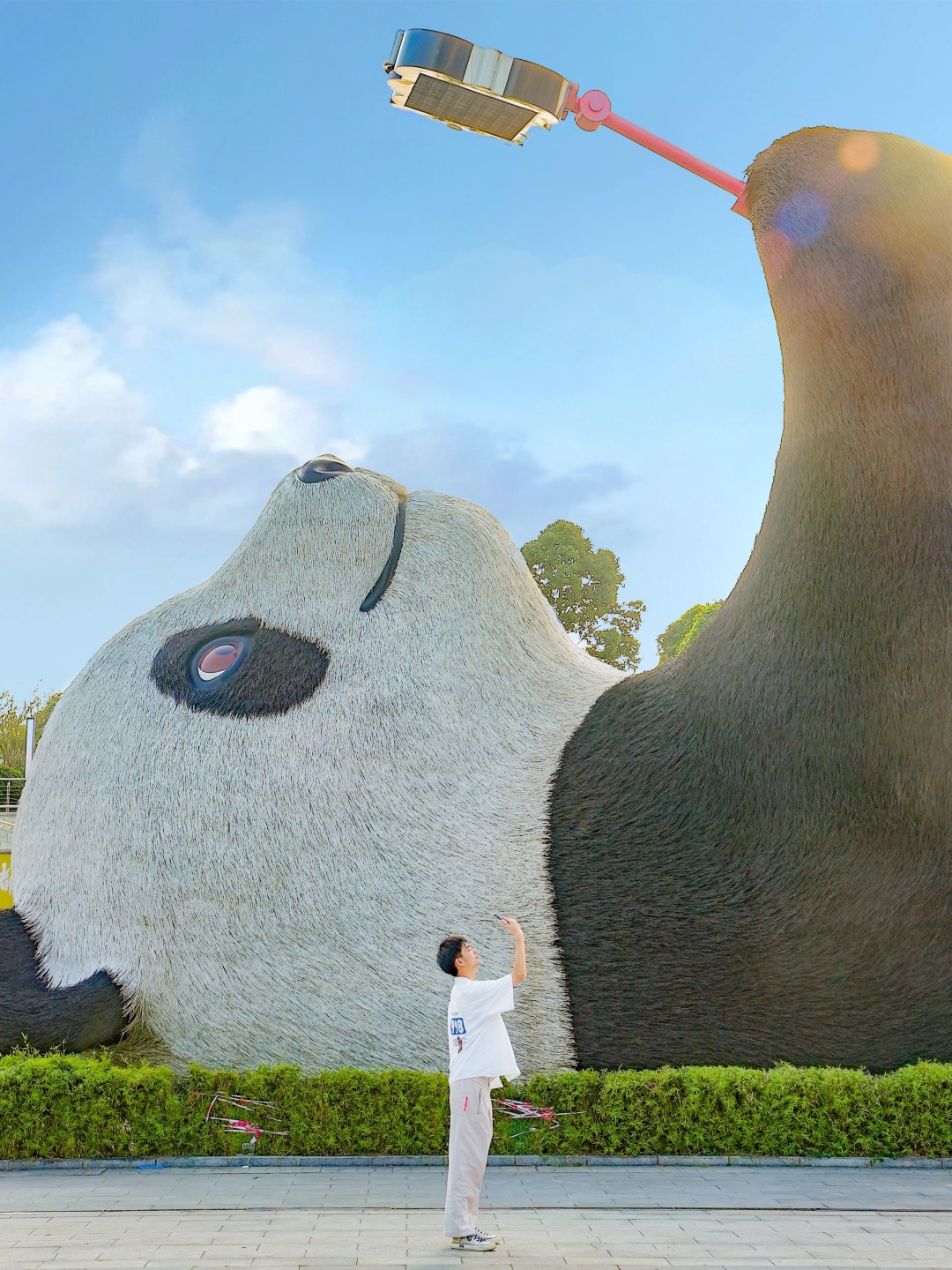 Chengdu/Chongqing-Don't miss this city walking route with panda statues when traveling in Chengdu！