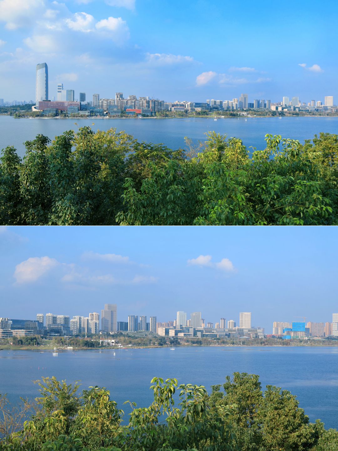 Chengdu/Chongqing-Chengdu Xinglong Lake Park looks like the sea and is perfect for taking photos!