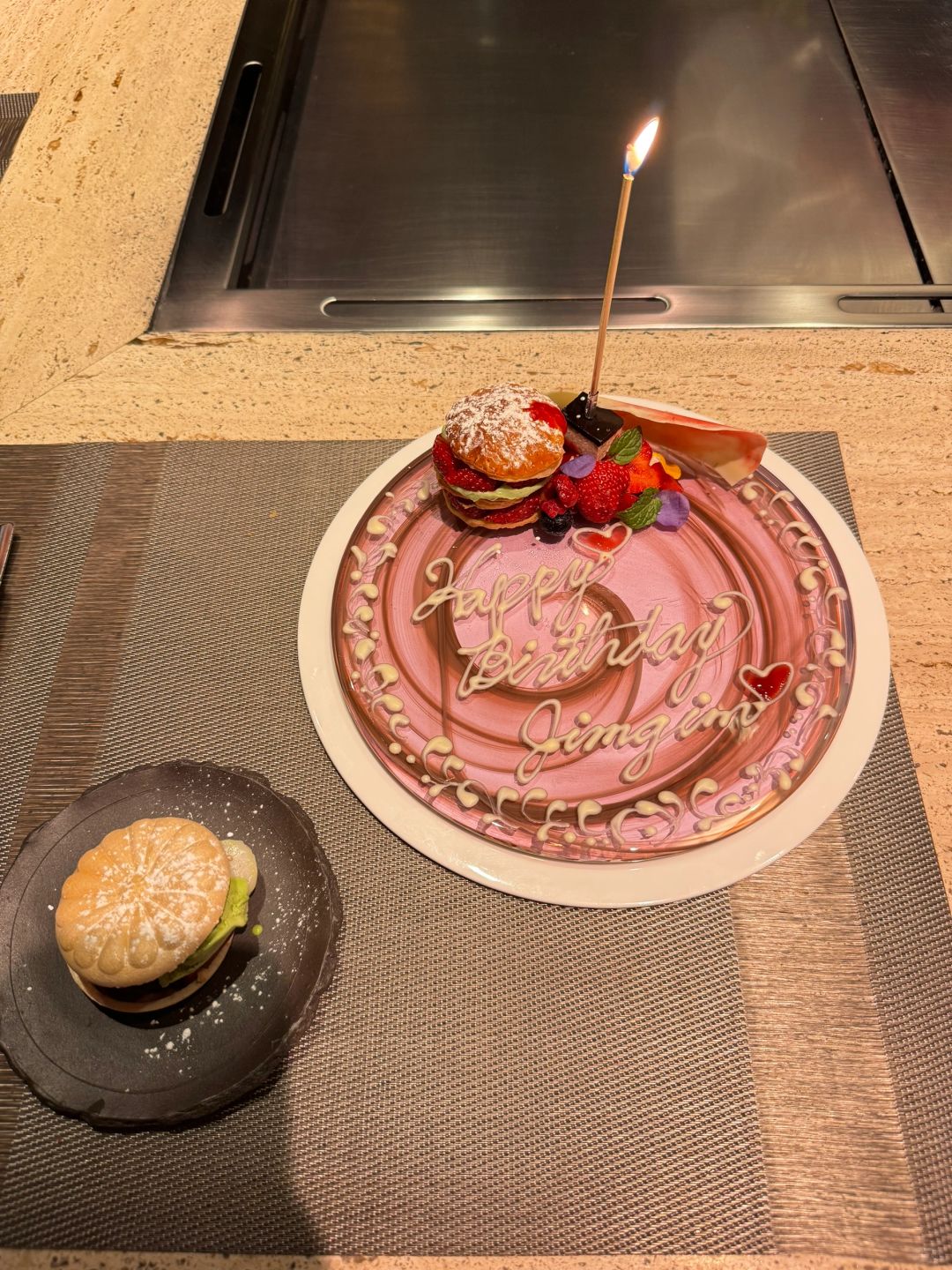 Osaka-Had a beautiful meal in Teppanyaki Omakase with a sense of ceremony