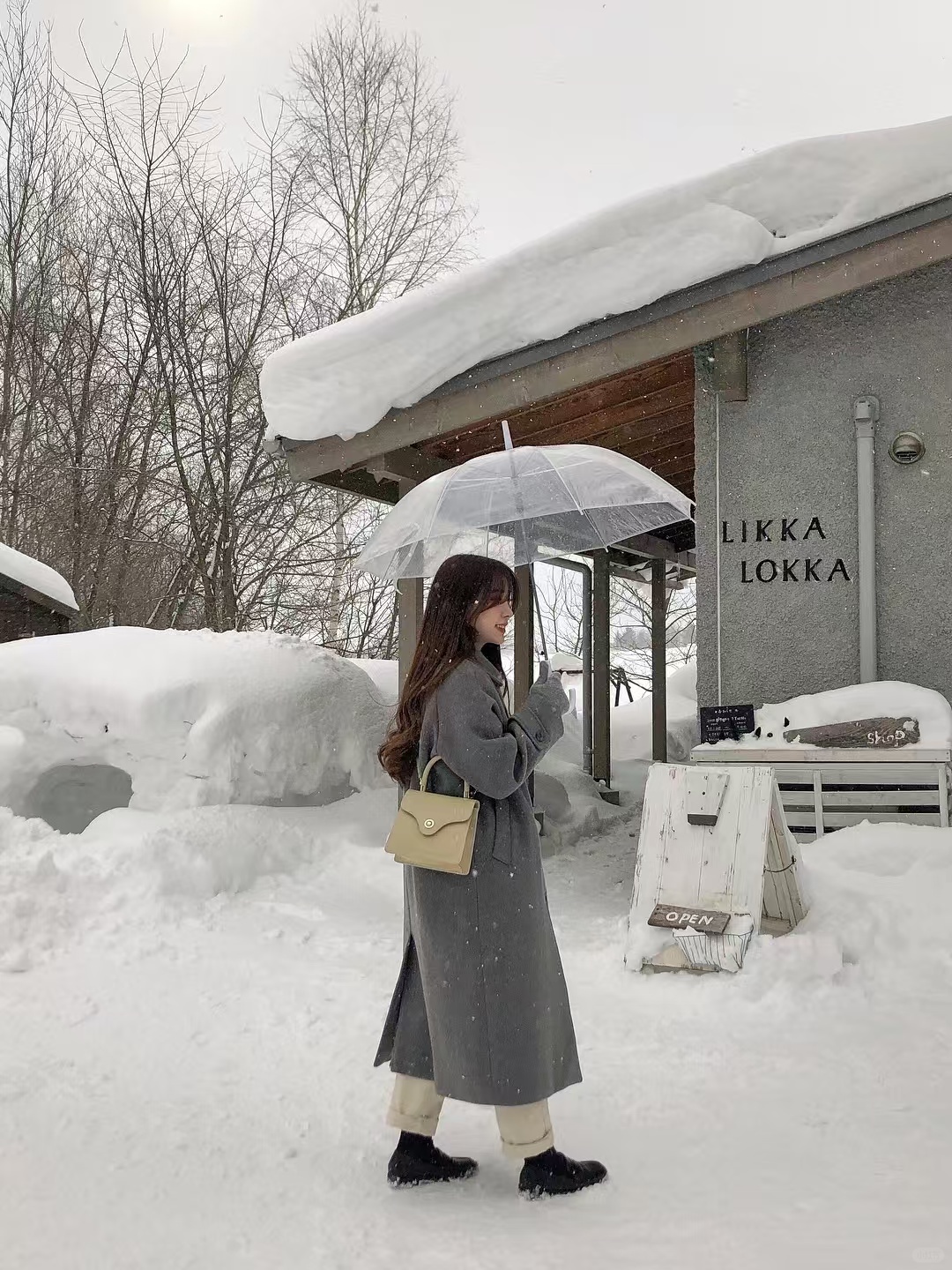 Sapporo/Hokkaido-The 2 most beautiful snow scene coffee shops:Likka Lokka and Beigongfang Kitagaki Kobo