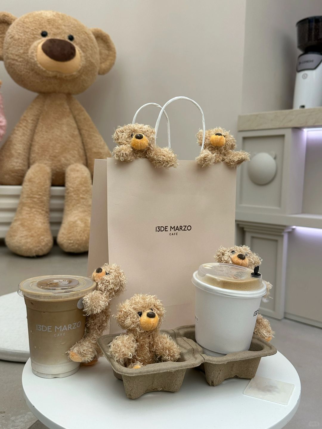 Changsha-Changsha also has it! The bear coffee is cute too! ! !