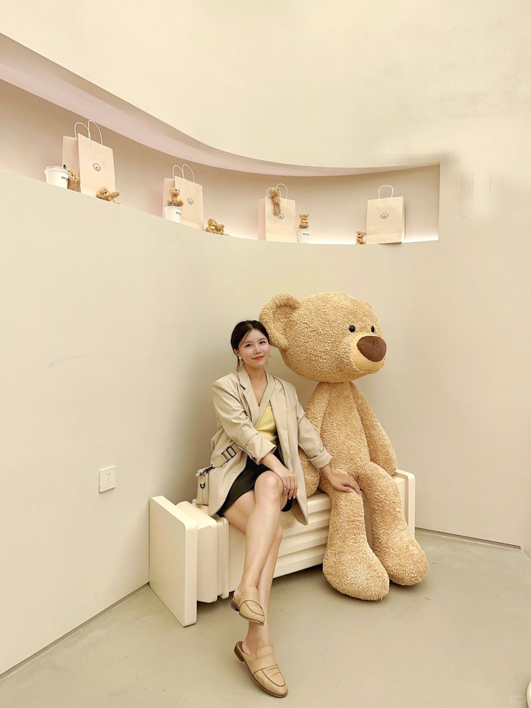 Changsha-Changsha also has it! The bear coffee is cute too! ! !