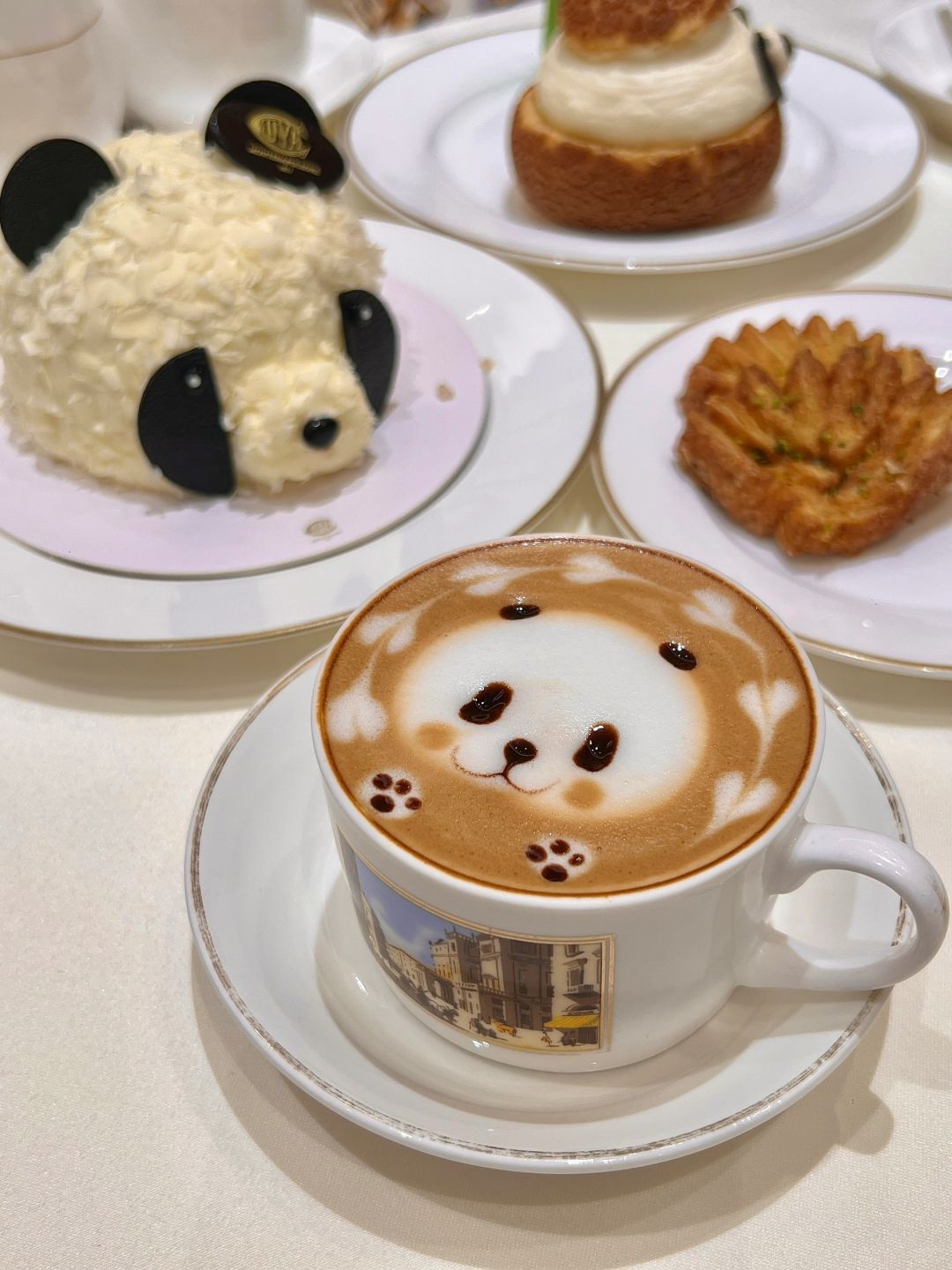 Chengdu/Chongqing-If Panda Cafe in Chengdu has limited desserts and coffee, it's too cute ‼️