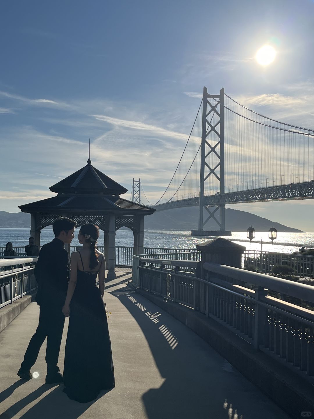 Osaka-Kobe is a huge magnetic field with Kobe Maiko Park,Kobe Venus Bridge,America Park