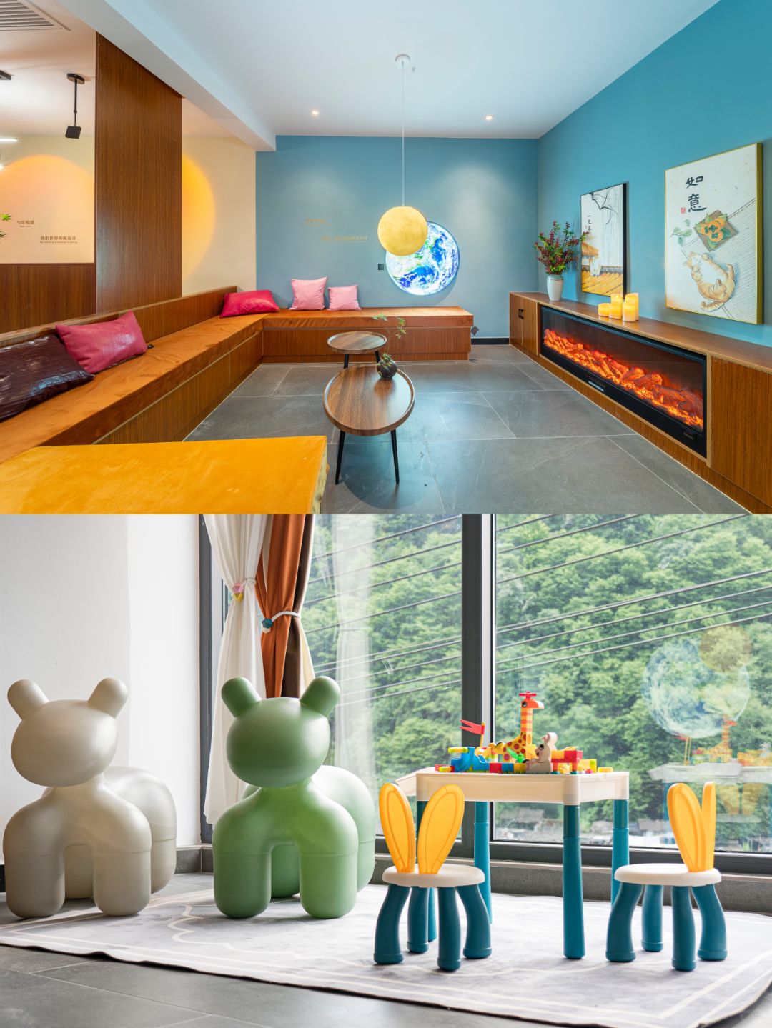 Changsha-Changsha Phoenix Home Mingyue Hotel cleverly incorporates the unique customs of the Tujia and Miao ethnic groups in western Hunan into its interior design!