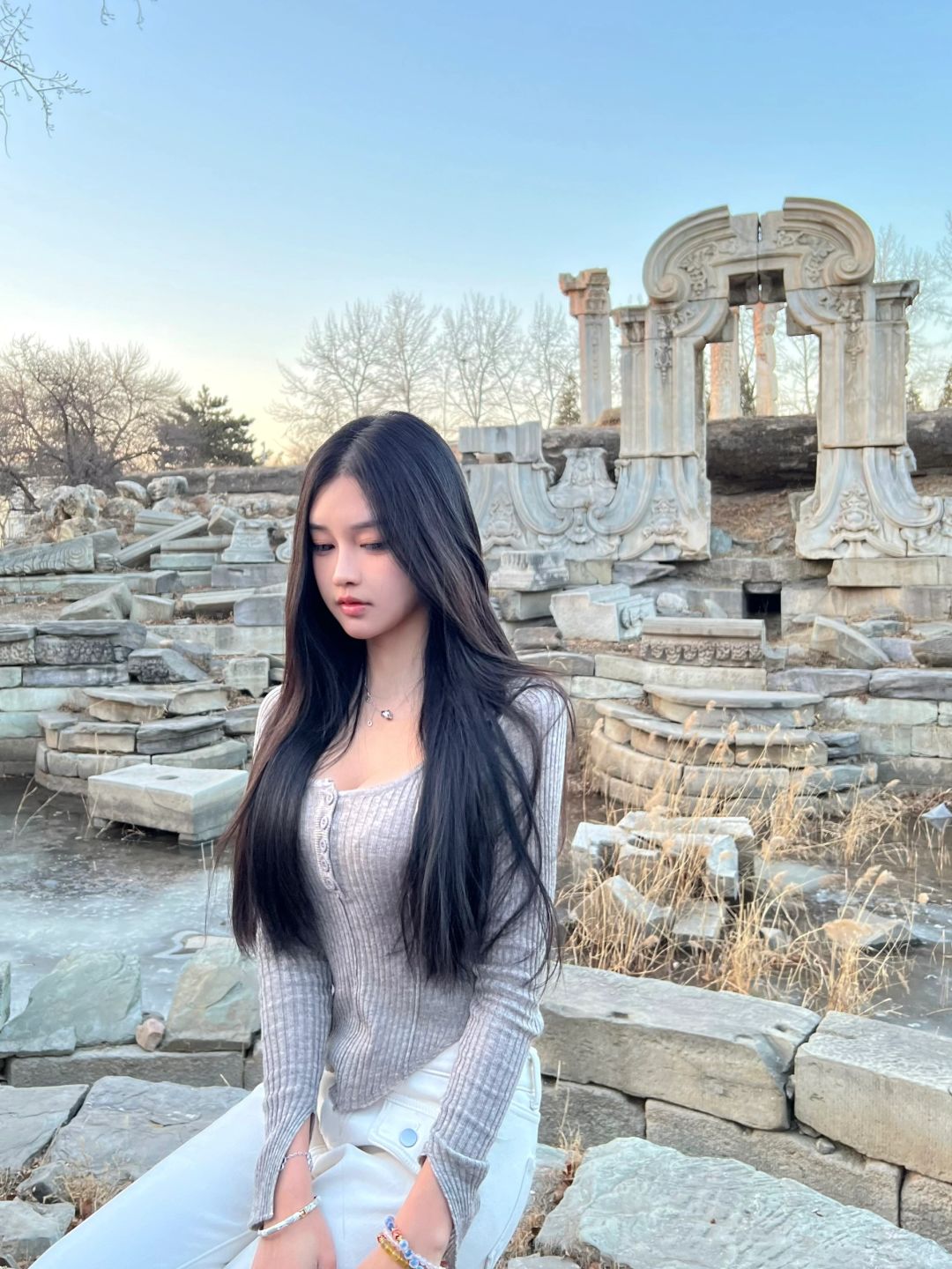 Beijing/Tianjin-The historical sense of Beijing Yuanmingyuan Park cannot be described by the pictures and words in the book!