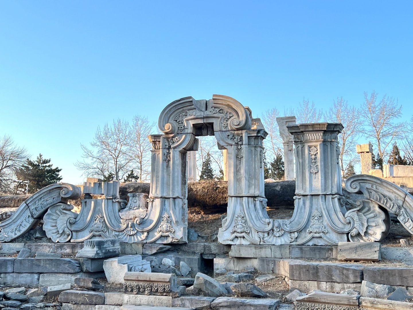 Beijing/Tianjin-The historical sense of Beijing Yuanmingyuan Park cannot be described by the pictures and words in the book!