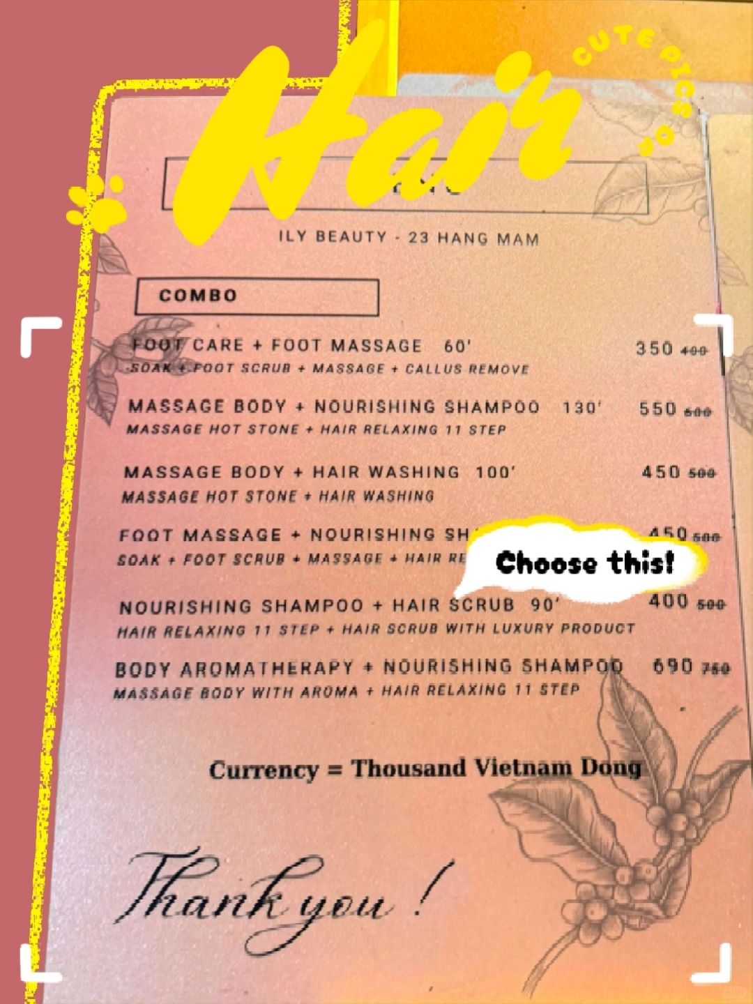 Hanoi-ILY BEAUTY·23 HANG MAM, Hair & Nail treatment, ??‍♀️a wonderful massage trip in Hanoi