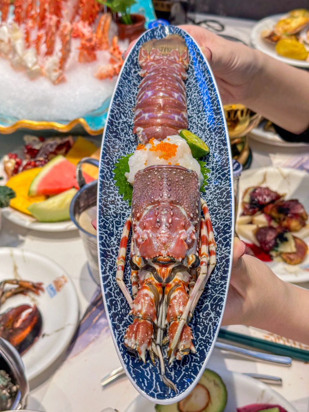Beijing/Tianjin-Beijing Yalan buffet restaurant ，The environment is so beautiful, it looks like an underwater world！
