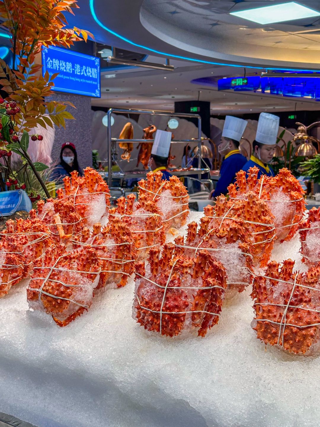 Beijing/Tianjin-Beijing Yalan buffet restaurant ，The environment is so beautiful, it looks like an underwater world！
