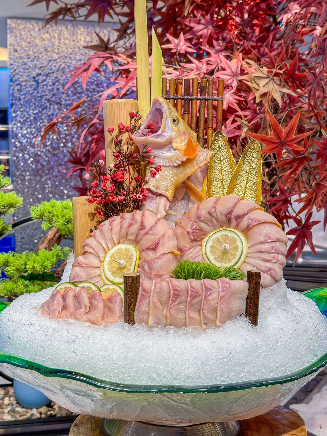 Beijing/Tianjin-Beijing Yalan buffet restaurant ，The environment is so beautiful, it looks like an underwater world！