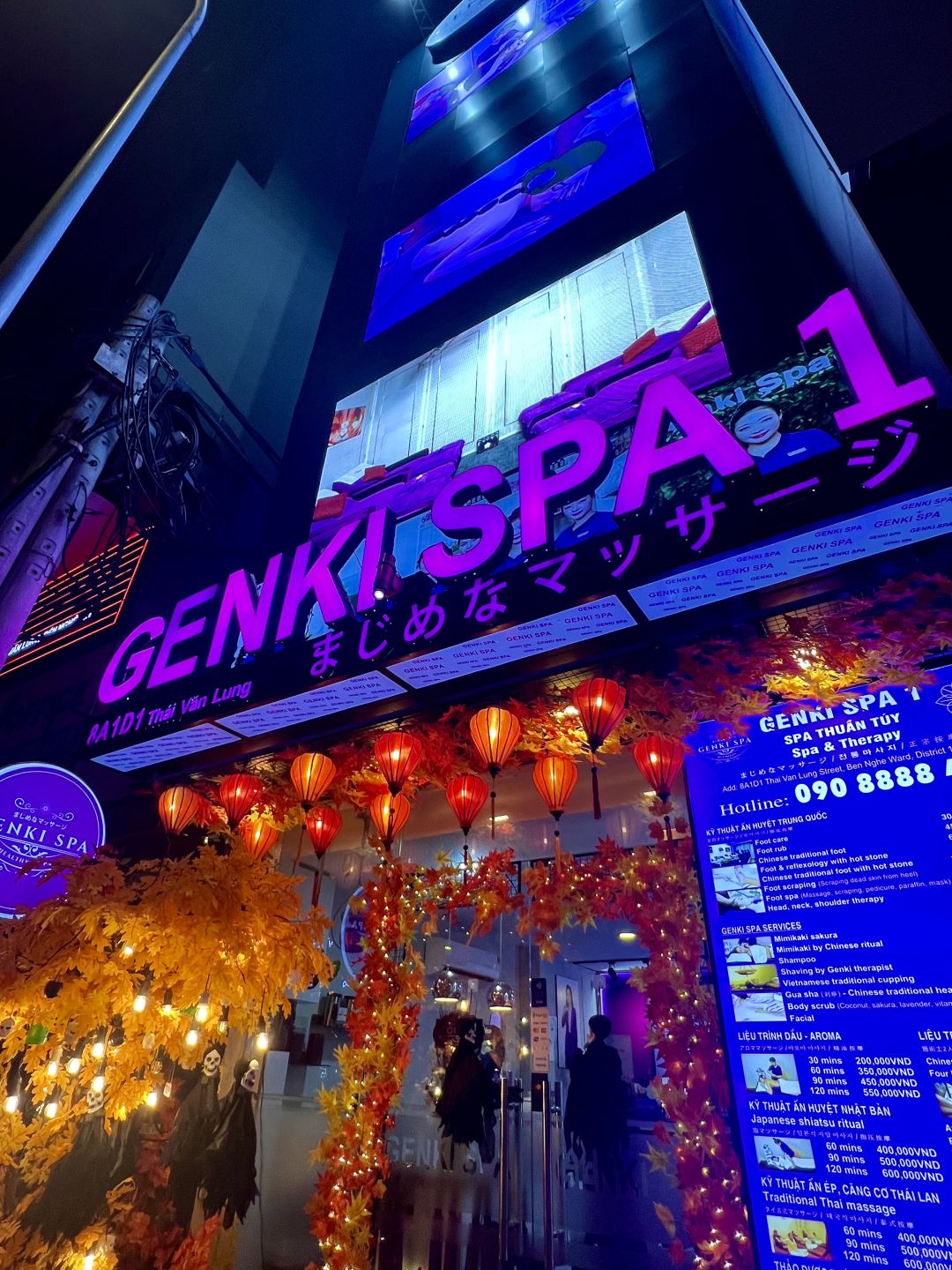 Ho Chi Minh-GENKI SPA, MOJO SPA, ON SPA shampoo and massage reviews, enjoy travel in Ho Chi Minh