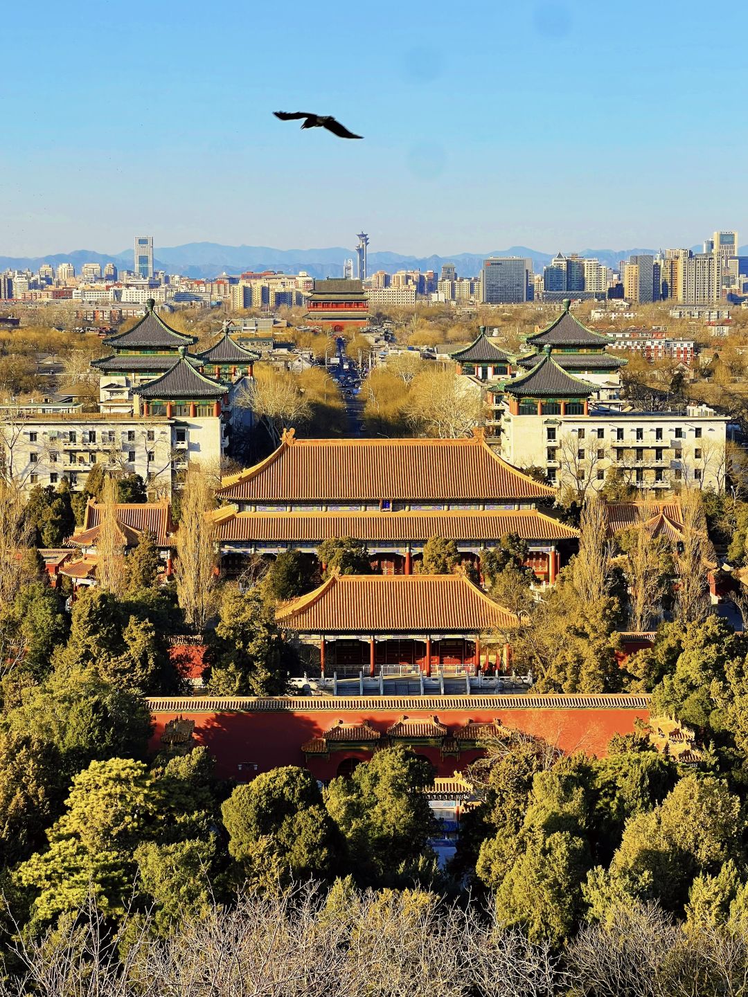 Beijing/Tianjin-When traveling to Beijing, China, don’t miss the stunning sunset at the Forbidden City.