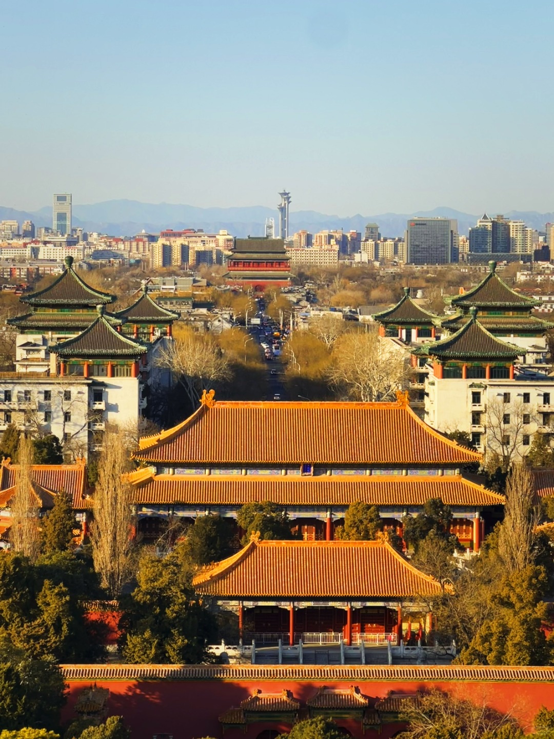 Beijing/Tianjin-When traveling to Beijing, China, don’t miss the stunning sunset at the Forbidden City.
