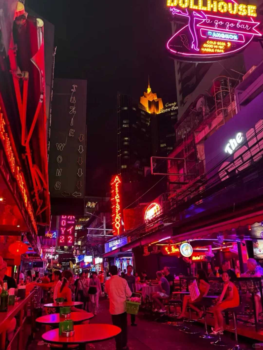 Bangkok-Soi Cowboy, a red-light district in Sukhumvit, Bangkok, is not open to young people under 18 years old