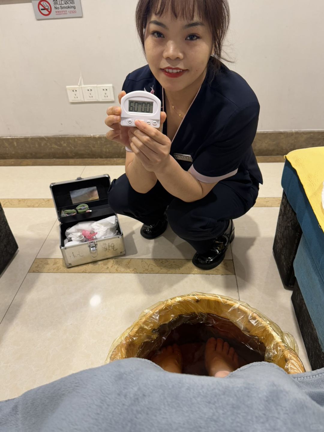 Beijing/Tianjin-Beijing Guomao Liangzi Foot Massage Spa, you can enjoy free snacks and drinks during the massage
