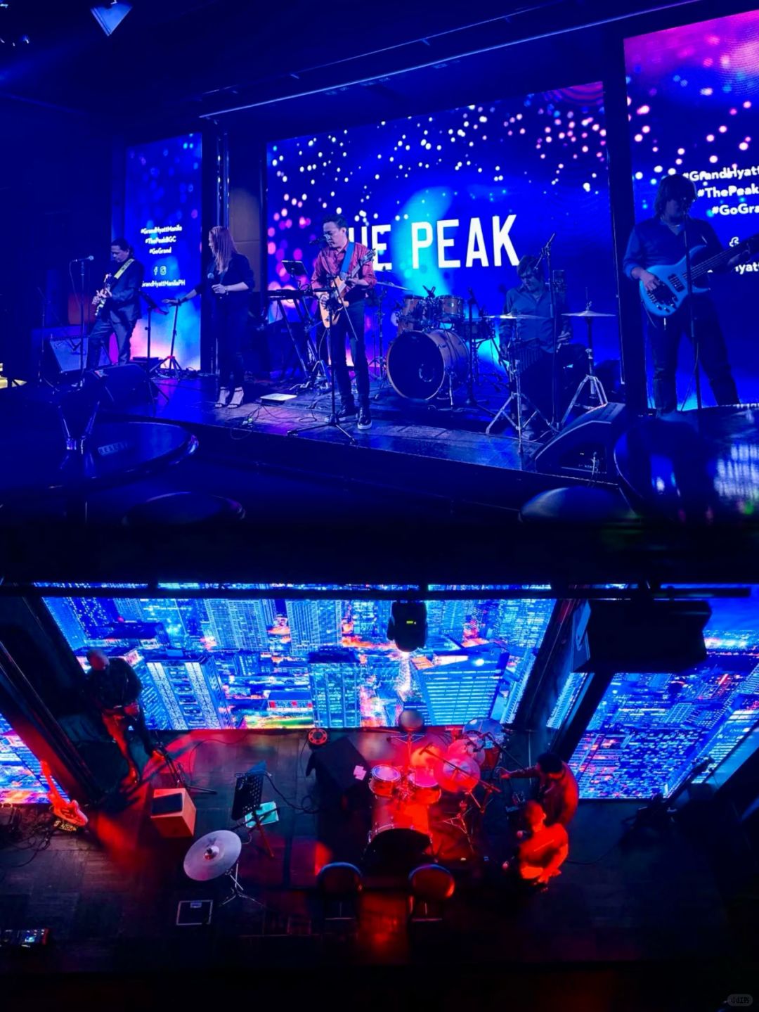 Manila/Luzon-Enjoy the luxury of overlooking the Manila skyline at The Peak Bar on the 62nd floor of Grand Hyatt BGC