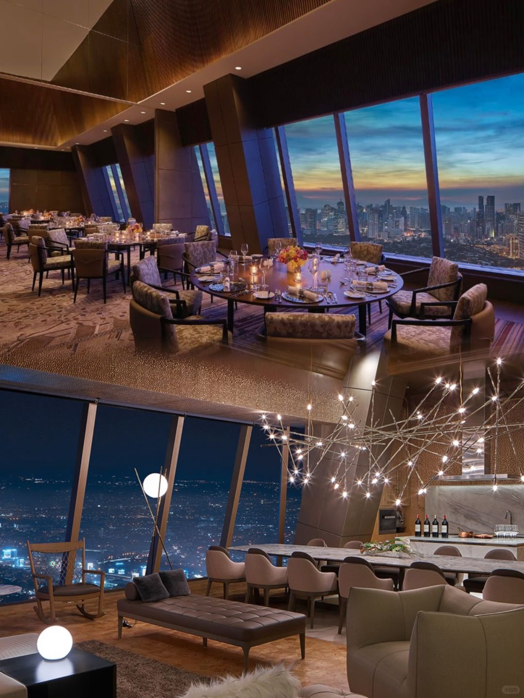 Manila/Luzon-Enjoy the luxury of overlooking the Manila skyline at The Peak Bar on the 62nd floor of Grand Hyatt BGC