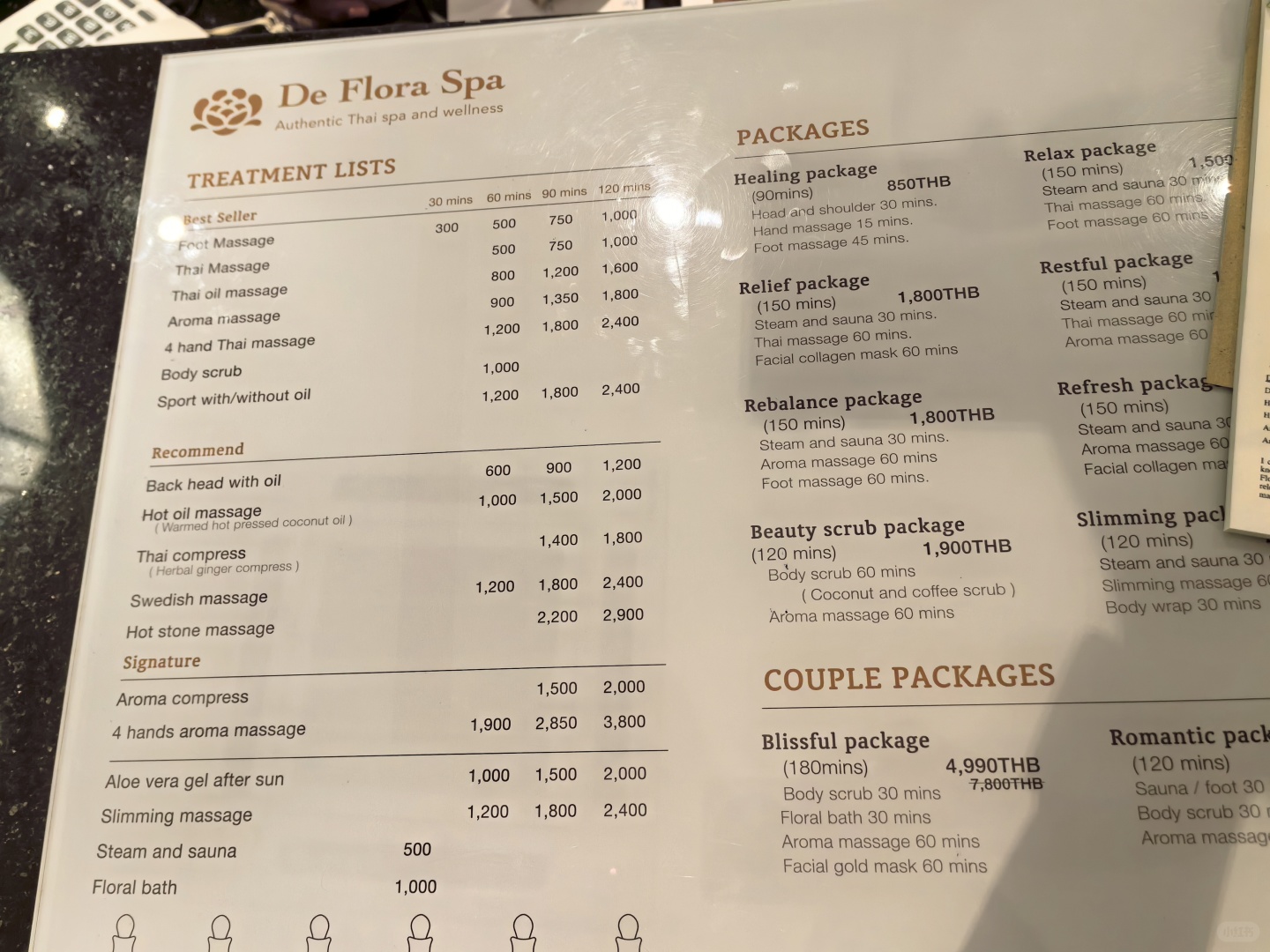 Phuket-Phuket De Flora spa (Patong), Let's relax spa (Patong) and Sansabai (Phuket Town) massage reviews