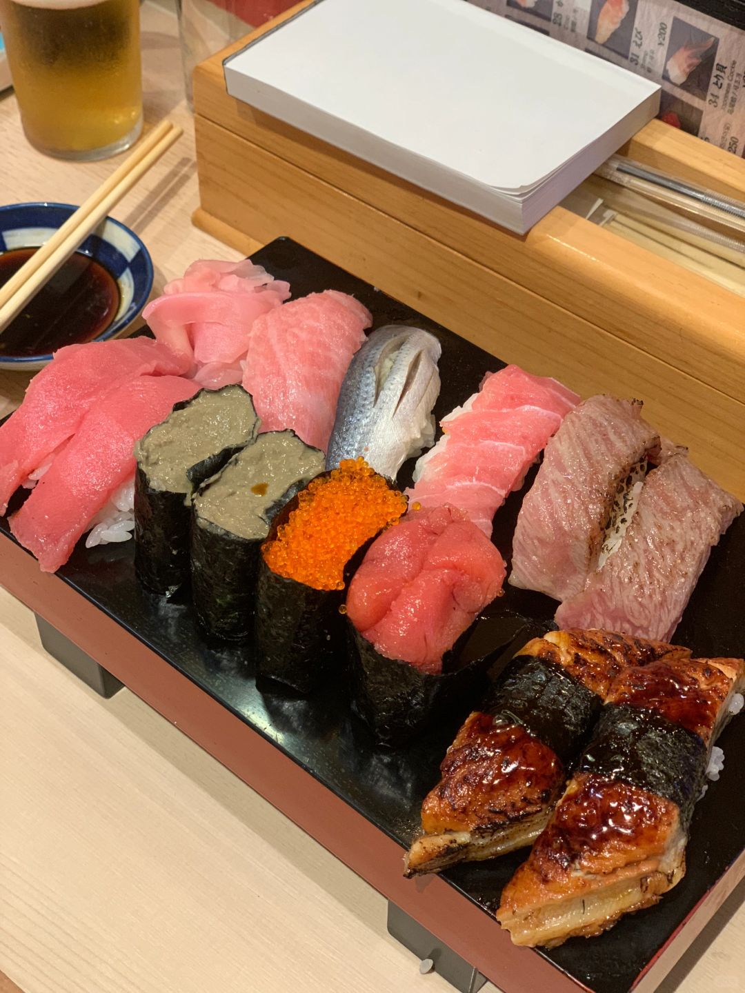 Osaka-Sakae Sushi Restaurant in Osaka, where I have been eating Japanese sushi for 7 years