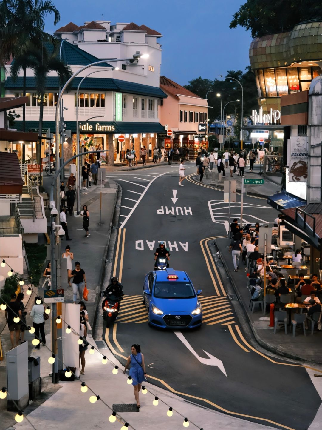 Singapore-Singapore Travel Notes | ❤️Holland Village at night is so beautiful that I am attracted by the neon lights here